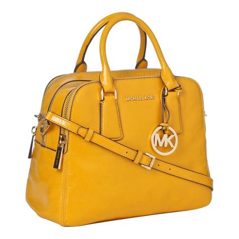 michael kors outlet yellow purse|Michael Kors yellow shoulder bag.